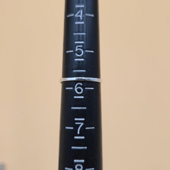 Size 5.75 Sterling Silver Marquise Pink Cubic Zirconia Gem Ring A4757 - Picture 7 of 9